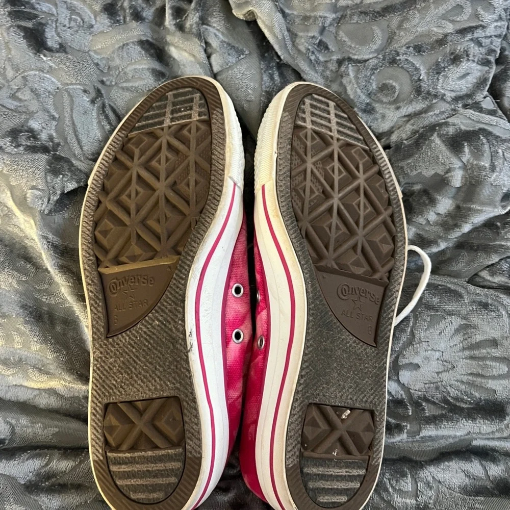 Converse Vibrant Pink Low-Top Sneakers - Picture 5 of 5